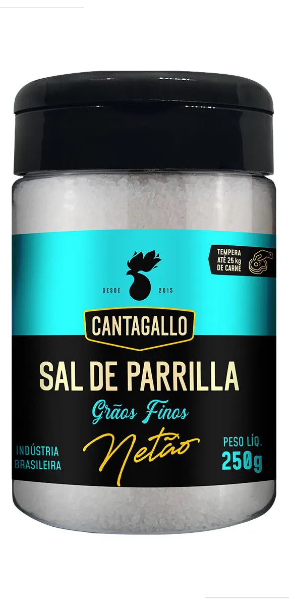 Canta Gallo Sal Churrasco Parrilla Graos Finos Netao 250g