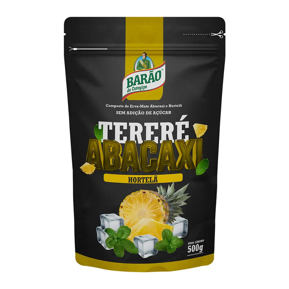 Barao Erva Mate Terere Abacaxi com Hortela 500g